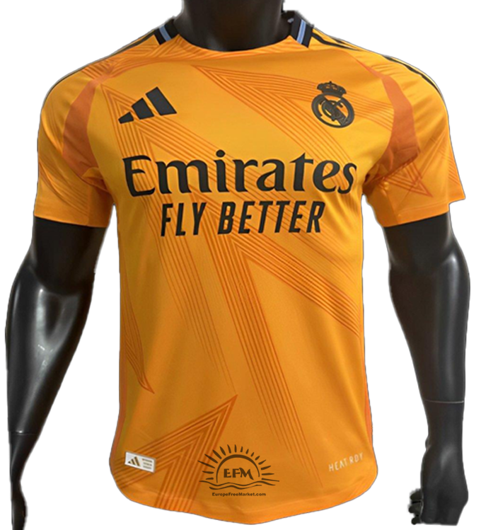 Nueva camiseta Real Madrid naranja 2024 25