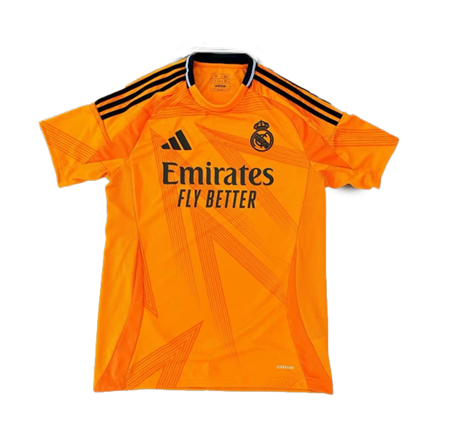 Nueva camiseta Real Madrid naranja 2024 25