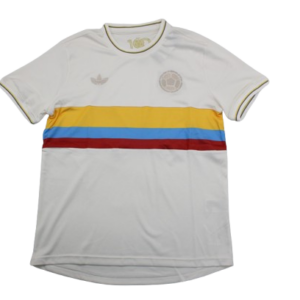Replica camiseta colombia centenario blanca