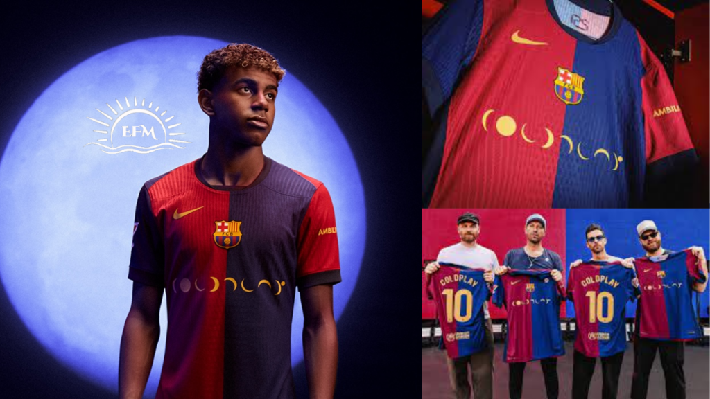 Replicas camisetas de futbol Camiseta Barcelona Coldplay