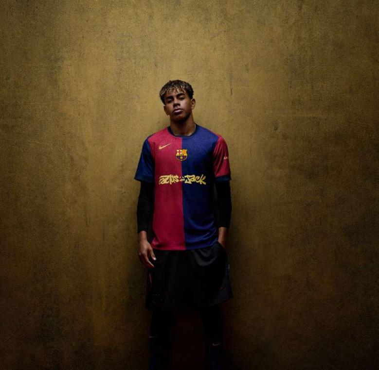 Replica camiseta Barcelona Travis Scott