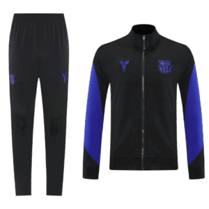 Chandal Barcelona chaqueta cremallera negro azul