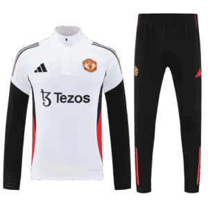 Chandal sudadera Manchester United blanco y negro
