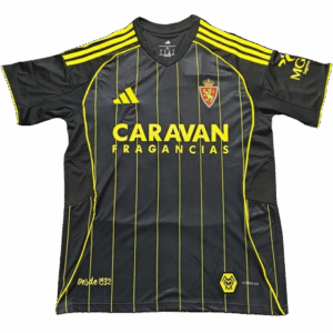 Replica camiseta Zaragoza 25 26 negra